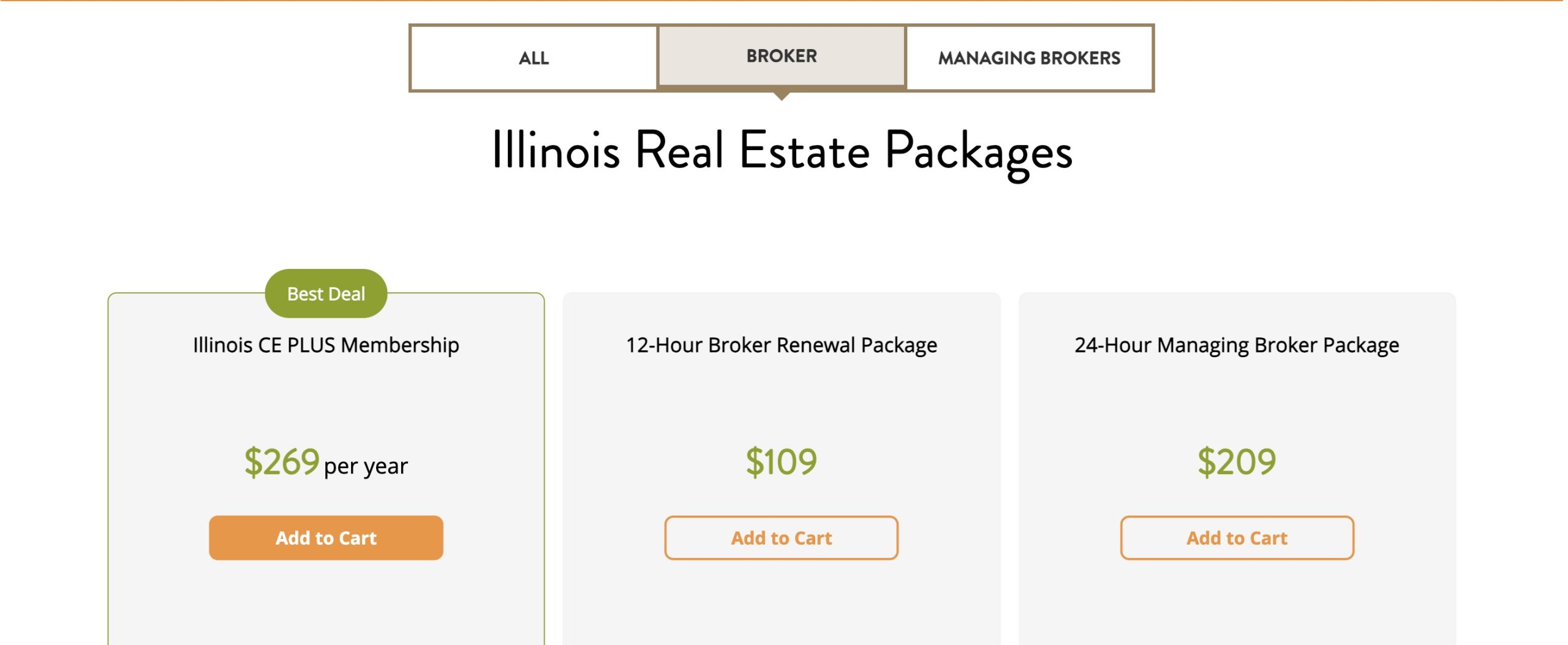 Continuing education real estate illinois online